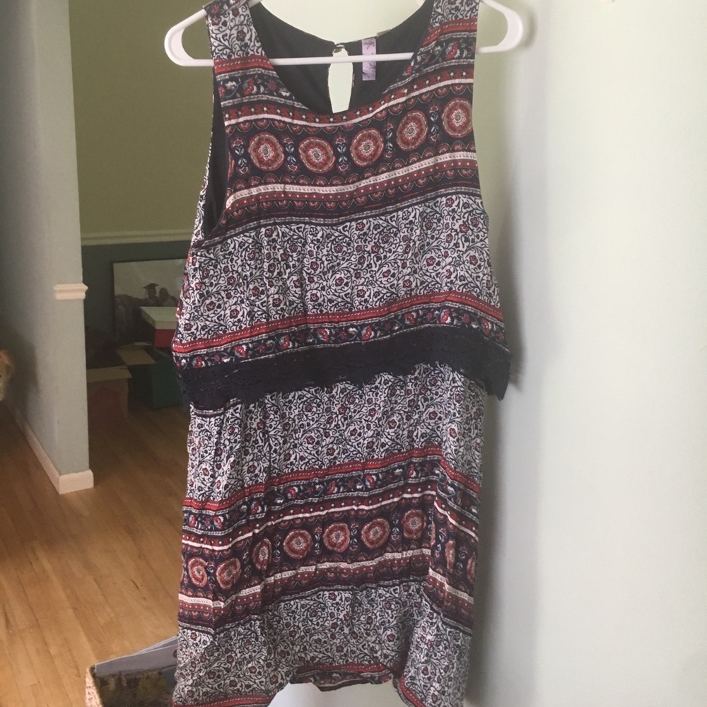 Aztec print dress